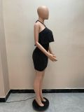 halter neck open back sexy holiday cutout dress slim skirt