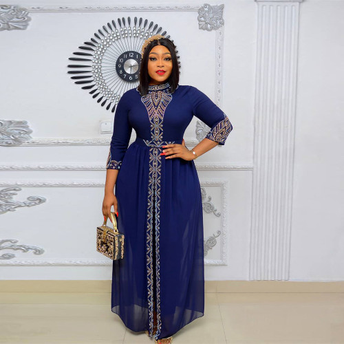 Sheer Dress Hem Mid Cut Included Trousers Two Piece Women's Belt