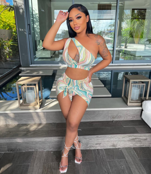 Swimsuit Three Piece Summer Sexy Printed Split Swimsuit