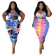 Fashion one step skirt casual women's milk silk tube top sexy plus size dress