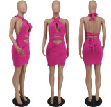 lace-up dress