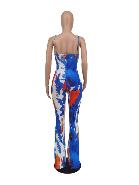 tie-dye jumpsuit