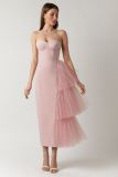 Women's Sexy Casual Solid Color Ruffle Dress