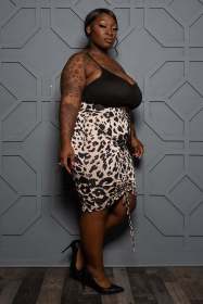 women's plus size colorblock dress