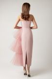 Women's Sexy Casual Solid Color Ruffle Dress