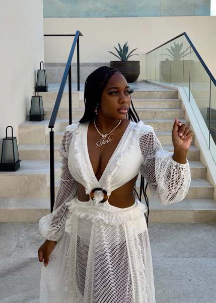 Sexy solid color lace mid-waist maxi dress