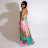 Digital Printing Fashion Sexy Women Dresses