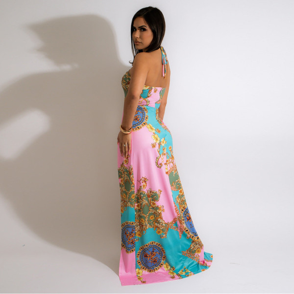 Digital Printing Fashion Sexy Women Dresses