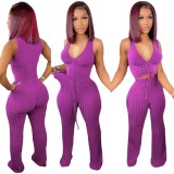 Sexy straps deep v suspenders two-piece set