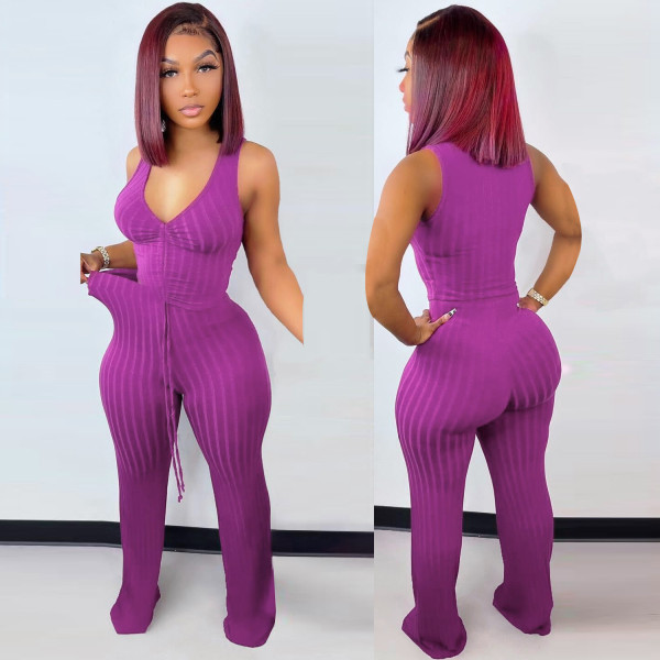 Sexy straps deep v suspenders two-piece set
