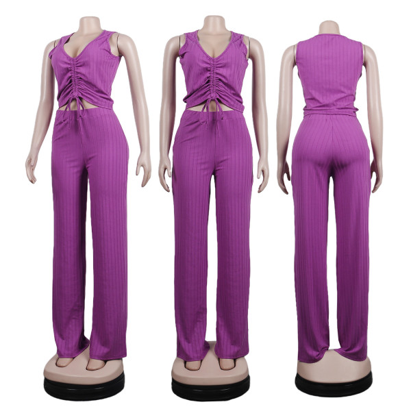 Sexy straps deep v suspenders two-piece set