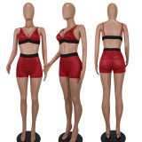 Sexy see-through mesh two-piece set