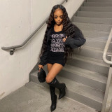 Sleeveless Dress Off-Shoulder Hollow Hollow-Diamond Package Hip Skirt