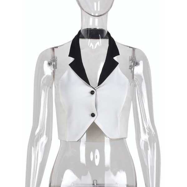 women's halterneck vest slim fit sexy navel cool top