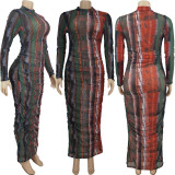Nightclub Sexy Casual Long Sleeve Dress