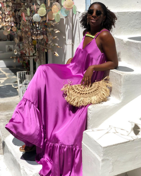 Plus Size Loose Sleeveless Sling Long Sexy Home Swing Dress