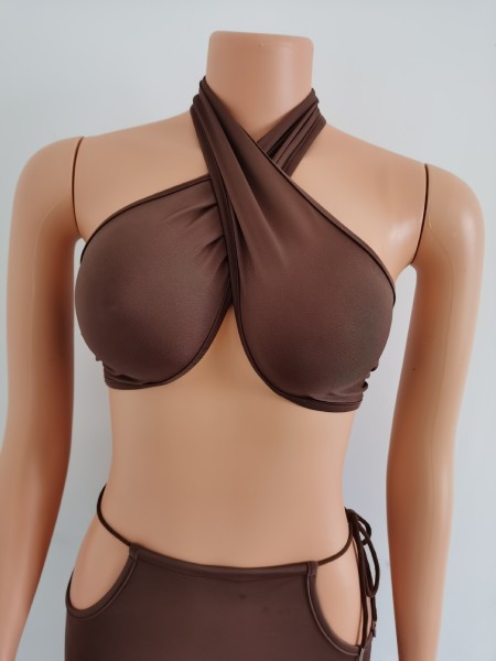 Sexy dress with straps