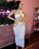 Sexy dress with straps