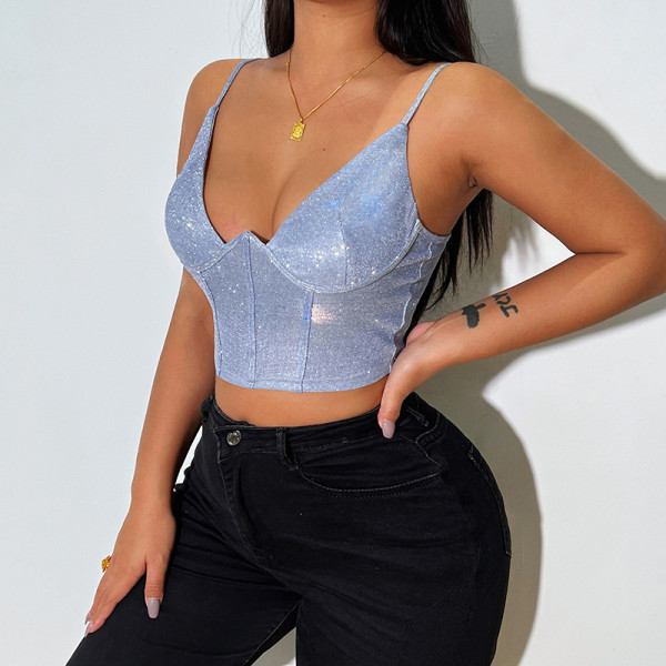 Slide Filament Powder V-Neck Sling