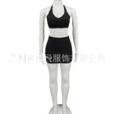 Women's sling bag hip skirt sexy two-piece suit