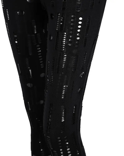 Casual Ladies Ripped Long Sleeve Skinny Ladies Jumpsuit