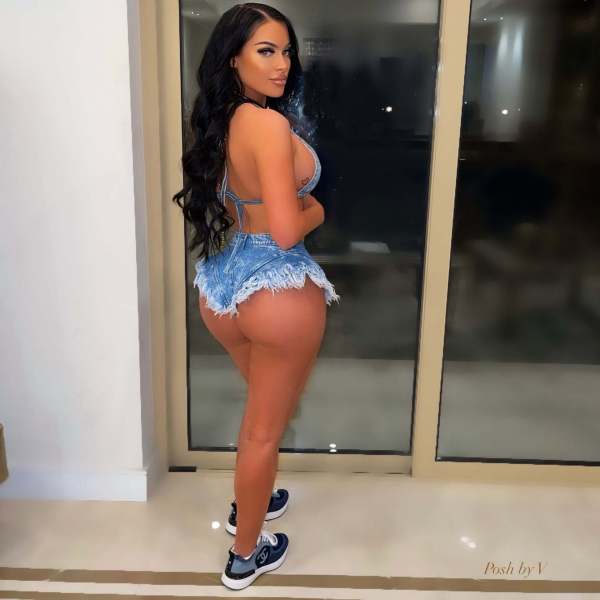 Women Fashion Denim Bikini Frayed Outfits
