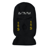 Embroidered three-hole hat Ski mask