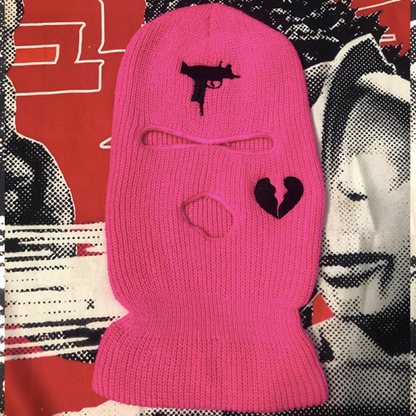 Embroidered Acrylic Three Hole Hat Ski Mask