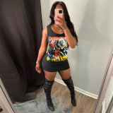 Fashion casual sexy summer new vest dress