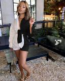 Women's nightclub fashion sexy cardigan loose contrast color temperament commuter shirt long-sleeved suit