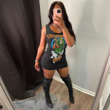 Fashion casual sexy summer new vest dress