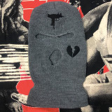 Embroidered Acrylic Three Hole Hat Ski Mask