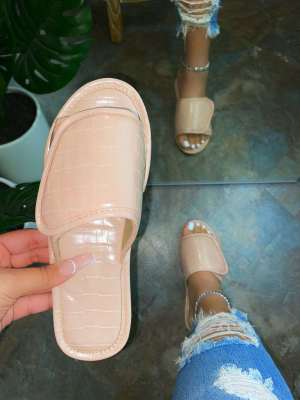 Big Foot Slippers Fashion Outer Wear Women's One Word Beach Sandals and Slippers Women