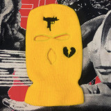 Embroidered Acrylic Three Hole Hat Ski Mask