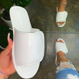 Big Foot Slippers Fashion Outer Wear Women's One Word Beach Sandals and Slippers Women