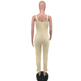 sexy women's sexy suspenders slim jumpsuit