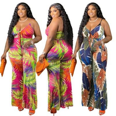 plus size women's suspenders sexy jumpsuit women's clothing