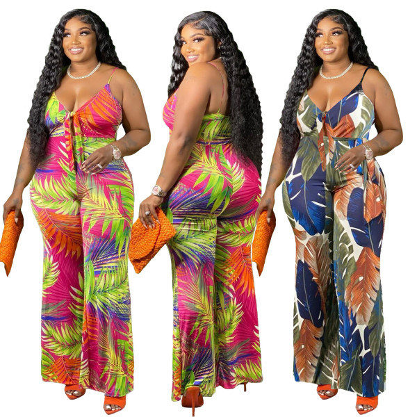 plus size women's suspenders sexy jumpsuit women's clothing