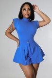 Fashion jumpsuit + wide leg pants two-piece set
