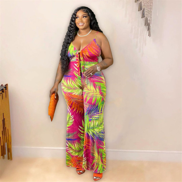 plus size women's suspenders sexy jumpsuit women's clothing