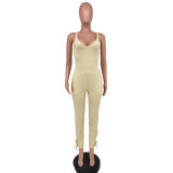 sexy women's sexy suspenders slim jumpsuit