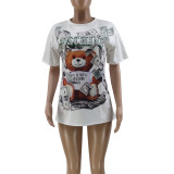 trendy print T-shirt