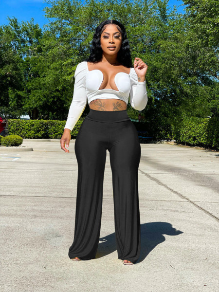 Women's Popular Casual Solid Color Loose Pants