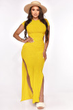 Resort Style Solid Color Thread Cutout Sexy Dress