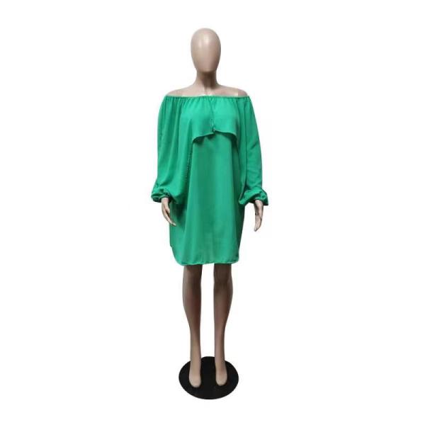 drawstring irregular dress