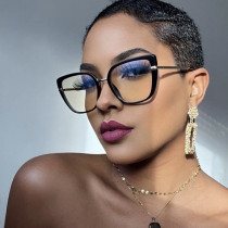 Cat eye glasses frame anti-blue light flat mirror personalized glasses plain glasses frame