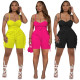 Fashion sexy sling tassel two-piece set
