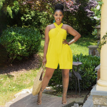 Women's Solid Off Shoulder Shorts Jumpsuit Women's Solid Off Shoulder Shorts Jumpsuit