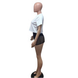 Casual Two Piece Fashion Sexy Fishnet Pants