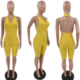 Women's Yoga Sexy Jumpsuit Halter Casual Sports